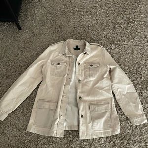 Ralph Lauren Tan Jacket with Buckle in Back of Jacket